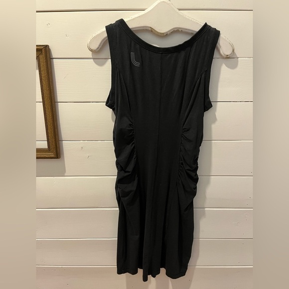 LOLË Black Sleeveless waist Ruched Dress size M - Picture 10 of 10